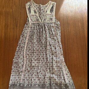 Bohemian Block Print Dress